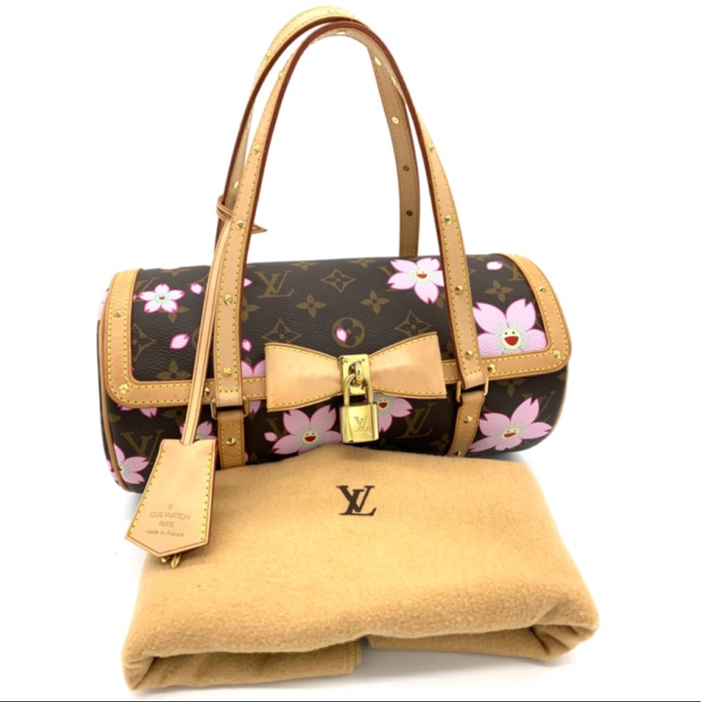 Louis Vuitton Cherry Blossom Papillon Bag COA